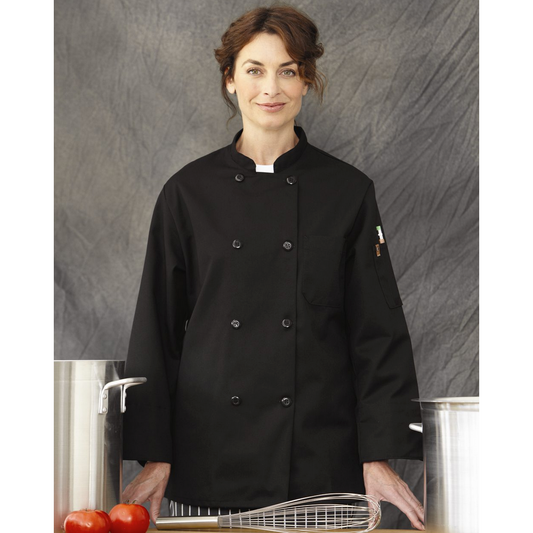 Black Traditional Chefs Coat