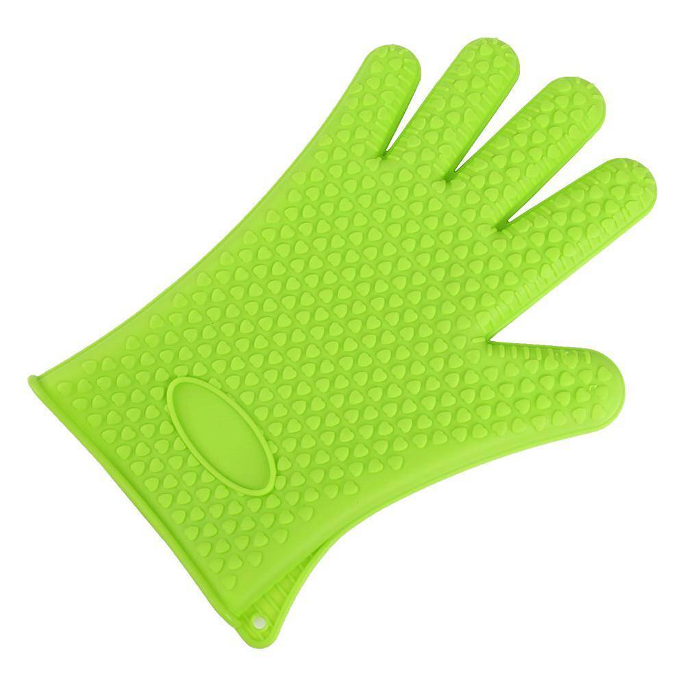 One Size Thickening Anti-skid Silicone Anti-hot Heat Insulation Finger Gloves