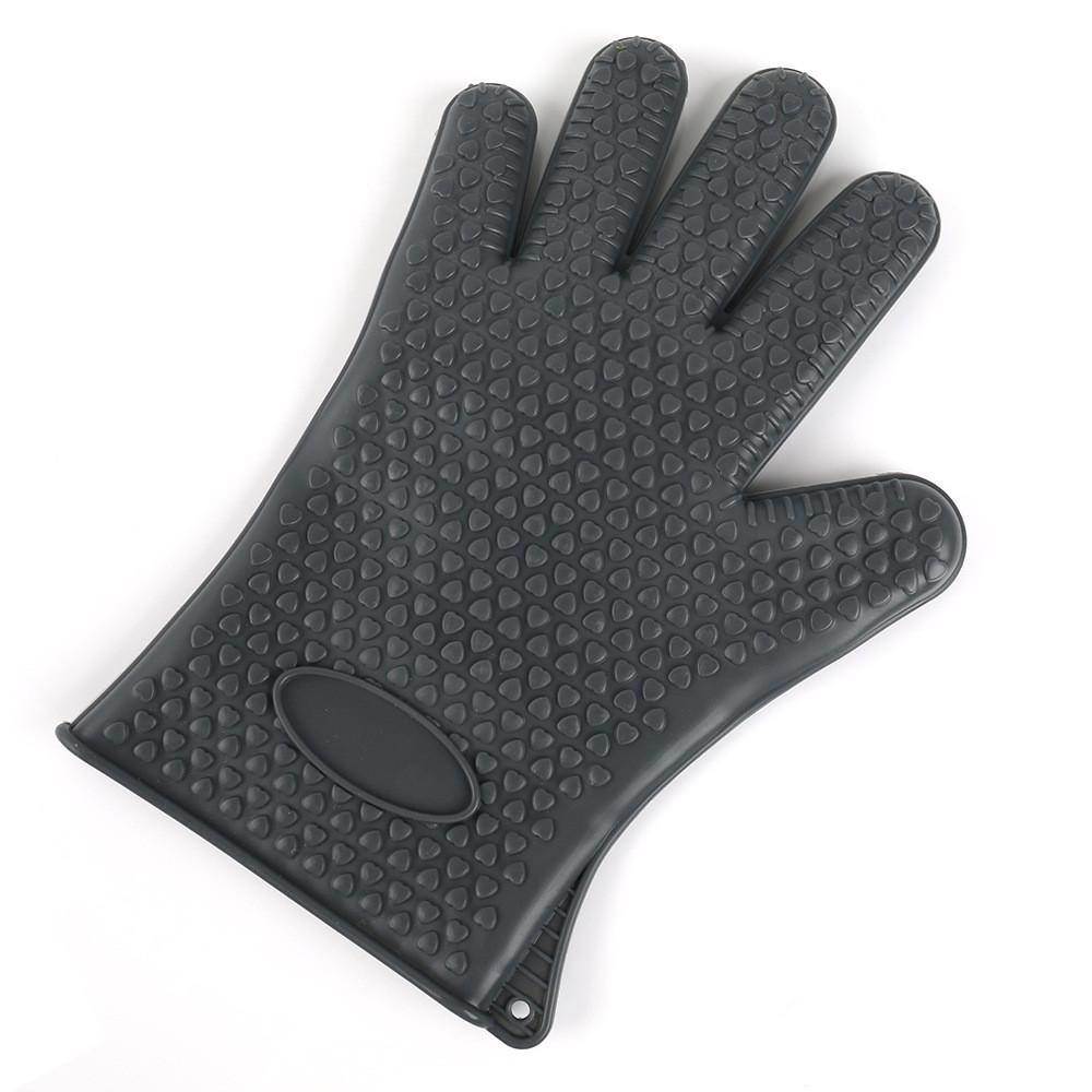 One Size Thickening Anti-skid Silicone Anti-hot Heat Insulation Finger Gloves