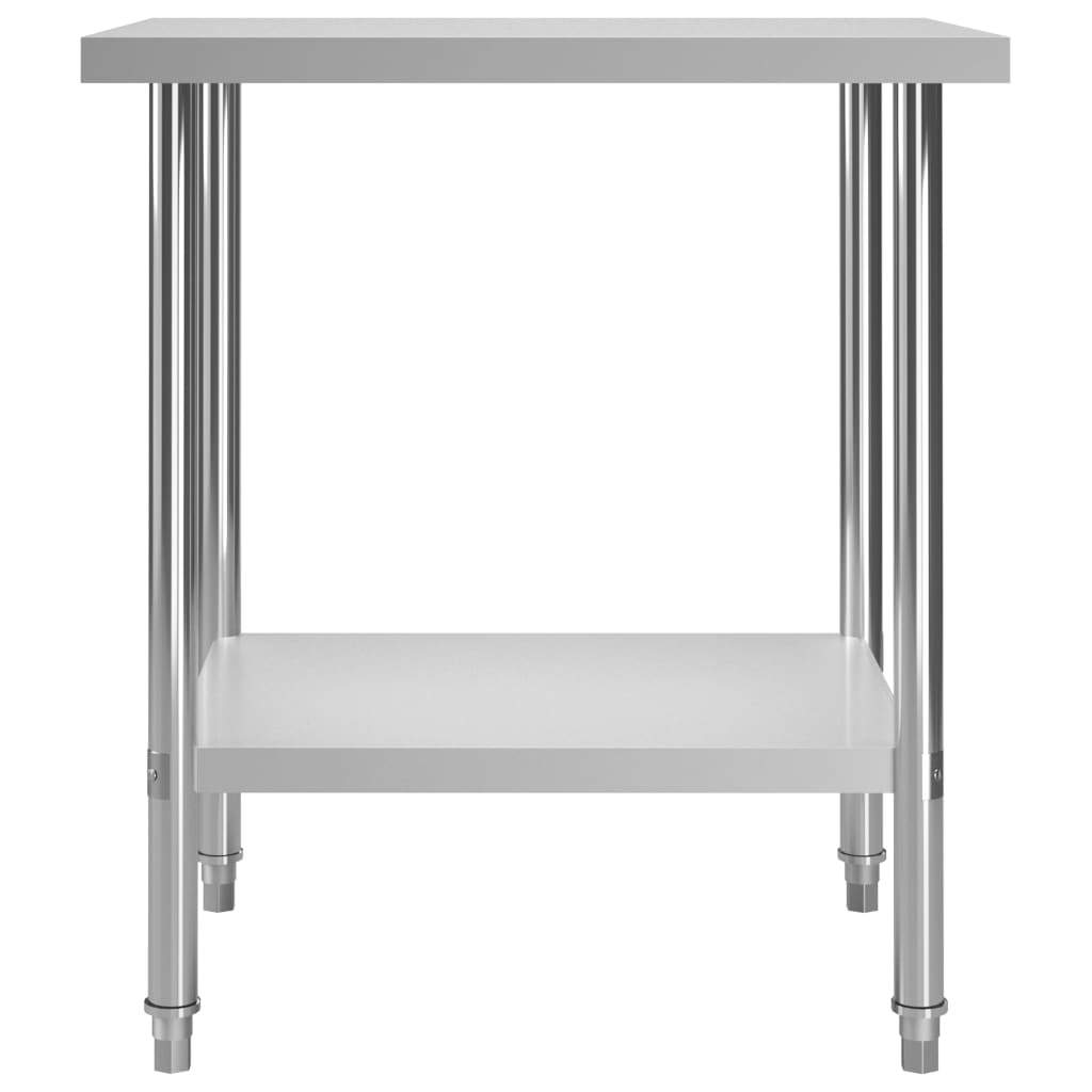 Kitchen Work Table 31.5"x23.6"x33.5 Stainless Steel